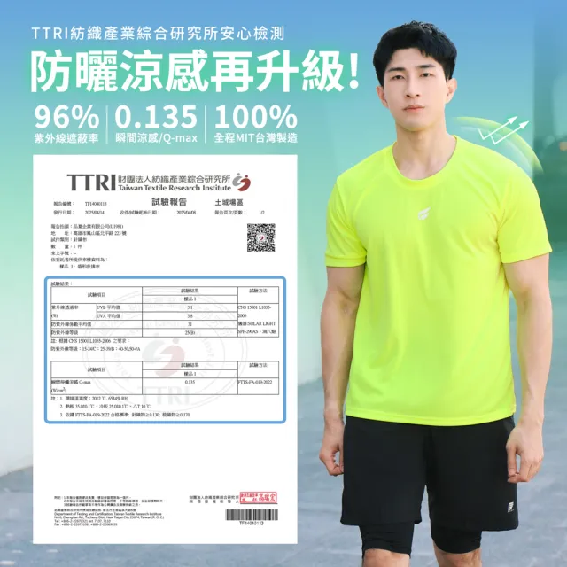 【GIAT 吉亞特】2件組-男女盾形輕涼排汗短袖上衣(台灣製MIT 羽球 排球 籃球 路跑夜跑 健身 登山 居家休閒)