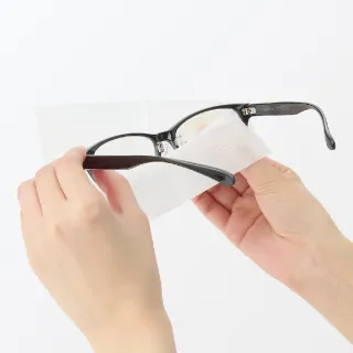 【MUJI 無印良品】攜帶用拭鏡布/14張 125x150 mm