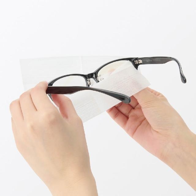【MUJI 無印良品】攜帶用拭鏡布/14張 125x150 mm