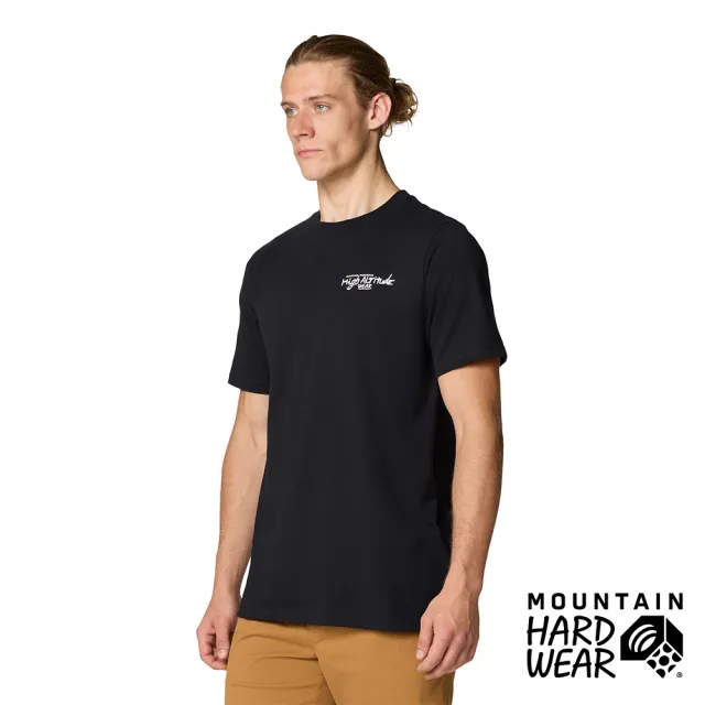 【Mountain Hardwear】High Altitude 透氣針織棉LOGO短袖T恤 黑色 男款 #2110761