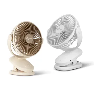 【aibo】6吋 自動擺頭夾式USB充電風扇(可定時)