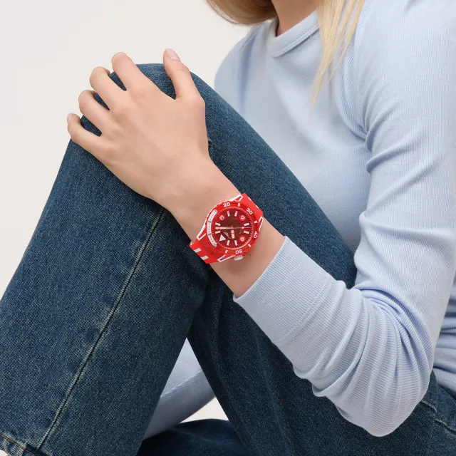 【SWATCH】SCUBAQUA系列手錶 LION S MANE 男錶 女錶 手錶 瑞士錶 錶(51.5mm)