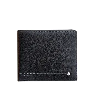【Roberta Colum】交換禮物 諾貝達 男用專櫃皮夾 12卡片短夾(23152-1黑色)