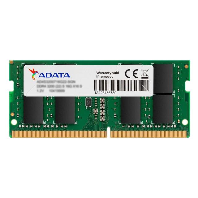 【ADATA 威剛】Premier DDR4 3200 8GB 筆記型記憶體(AD4S320038G22-SGN)