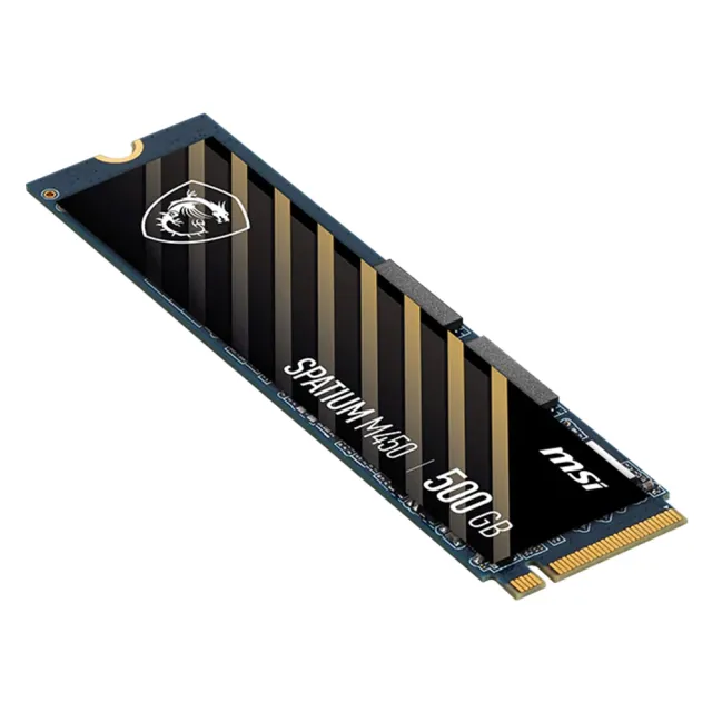 【MSI 微星】SPATIUM M450 500GB V1 Gen4 M.2 2280 PCIe SSD固態硬碟(讀3000MB/寫2000MB)