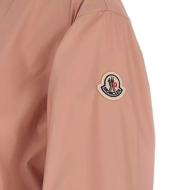 【MONCLER】女款 FEGEO 短版連帽風衣外套-粉色(1號USA-S、2號USA-M、3號USA-L、4號USA-XL)