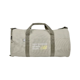 【NEW BALANCE】行李袋 Canvas Duffel 卡其 帆布 運動包 訓練 包包 手提 肩背(LAB51502ADS)