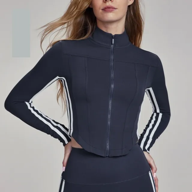 【米蘭精品】雙11優惠 女☆瑜珈外套運動服外套瑜伽服健身親膚透氣速乾跑步背心修身顯瘦(裸感6色t1ld8)