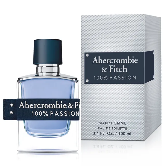 【Abercrombie & Fitch】百分百熱情男性淡香水100ml(專櫃公司貨)