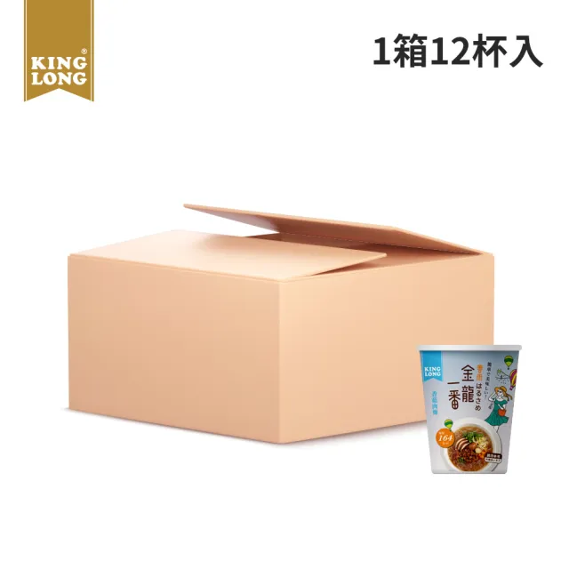【中農粉絲】KingLong香菇肉燥杯冬粉(12入裝)