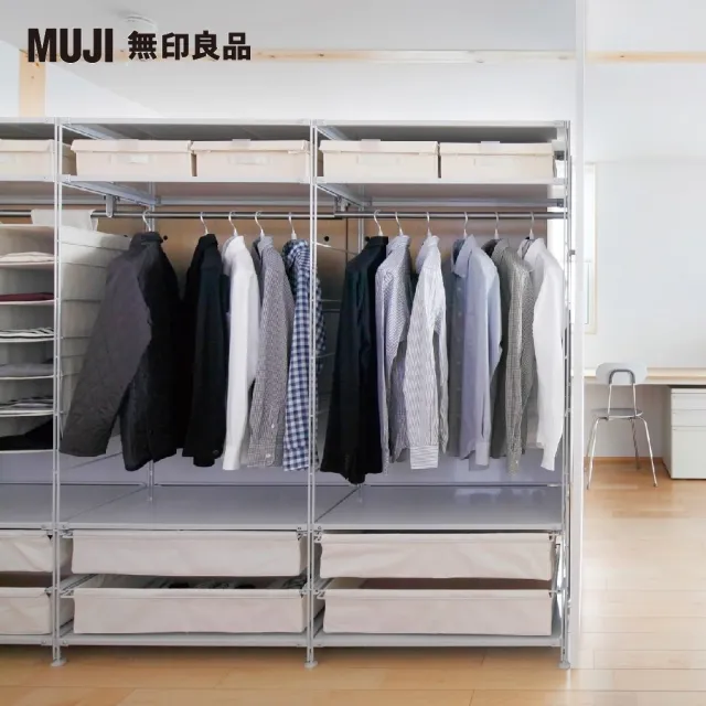 【MUJI 無印良品】SUS橫桿/不鏽鋼/84cm(大型家具配送)