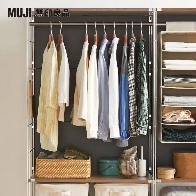 【MUJI 無印良品】SUS橫桿/不鏽鋼/84cm(大型家具配送)
