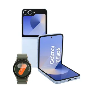 【Samsung 三星】Galaxy Z Flip6 5G 6.7吋(12G/512G/高通驍龍8 Gen3/5000萬鏡頭畫素/AI手機)(Watch7 40mm組