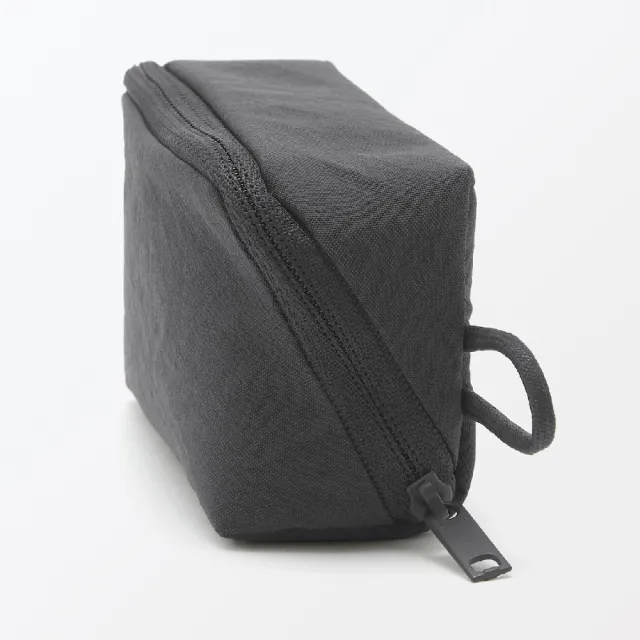 【MUJI 無印良品】皺褶尼龍廣口收納袋/S.約11*6*3.5cm(共3色)