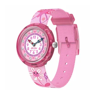 【Flik Flak】兒童錶 HAPPY MEADOW 兒童手錶 兒童禮物 瑞士錶 編織錶帶(31.85mm)