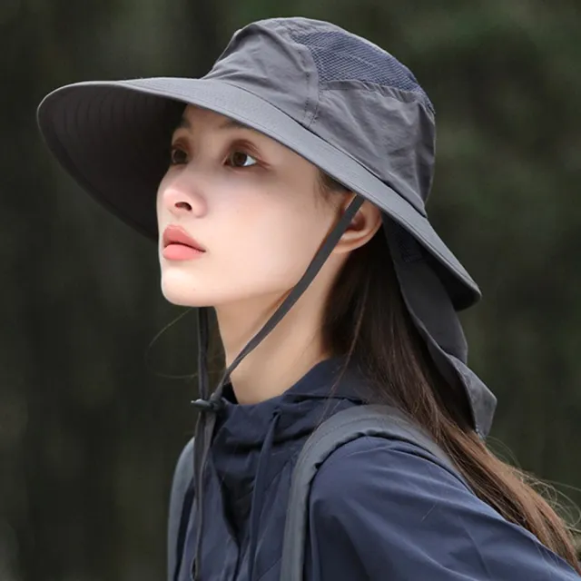 【MoonDy】遮陽帽 防曬帽子 透氣帽子 漁夫帽 釣魚帽 露營帽 工裝帽 太陽帽 戶外帽 大帽檐 