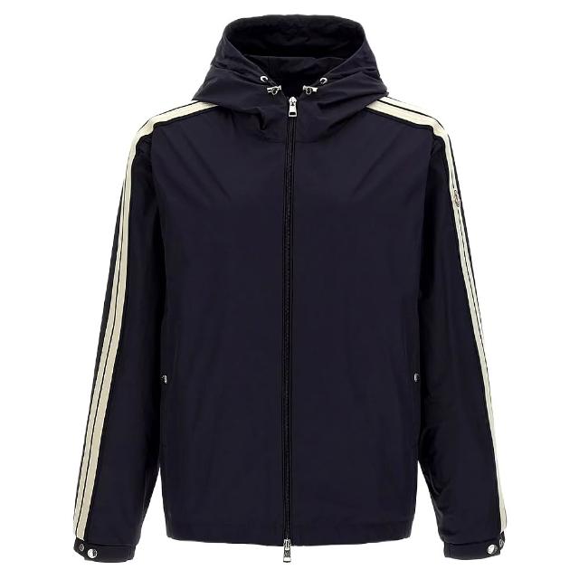 【MONCLER】男款 OLAN 連帽夾克-深藍色(1號USA-S、2號USA-M、3號USA-L、4號USA-XL)