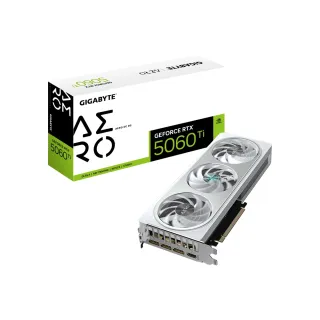 【GIGABYTE 技嘉】GeForce RTX™5060 Ti AERO OC 8G顯示卡(GV-N506TAERO OC-8GD)