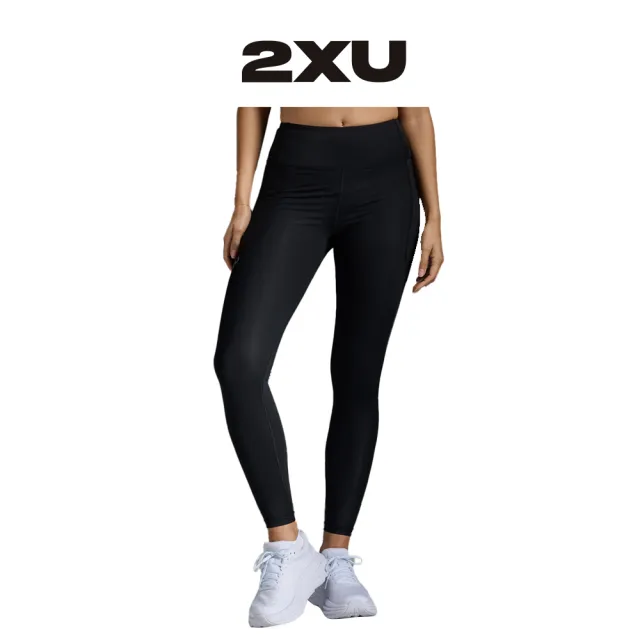 【2XU】W Aero Hi-Rise Compression Tights 女士 全長高腰輕盈涼爽暢跑壓縮褲 黑(2X24NSW731599)
