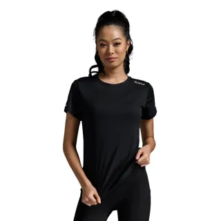 【2XU】W Aero Tee 女士 輕盈吸濕排汗短袖運動T恤 黑(2X24SSW520399)