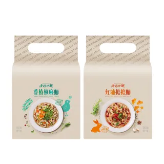 【老媽拌麵】全素香椿椒麻/紅油擔擔任選4袋組