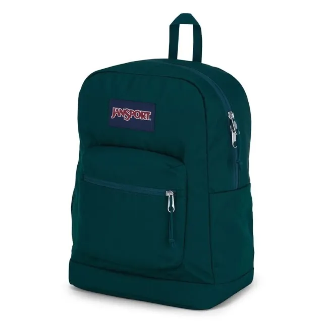 【JANSPORT】雙11 Cross Town Plus 後背包 運動包 雙肩背包 綠(JS0A7ZNZ7F7)