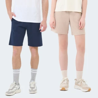 【GIORDANO 佐丹奴】男女裝 輕薄鬆緊腰短褲(多色任選)