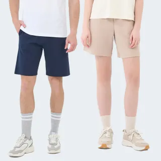 【GIORDANO 佐丹奴】男女裝 輕薄鬆緊腰短褲(多色任選)