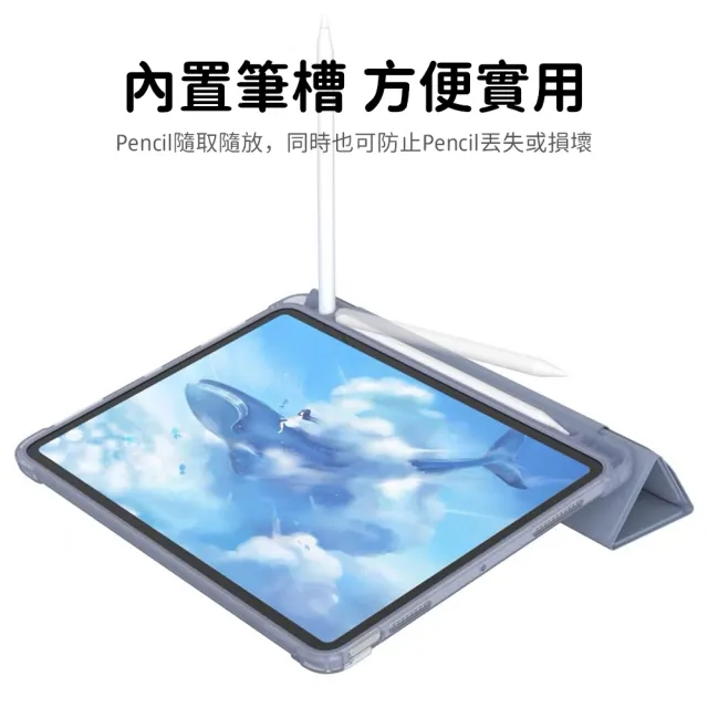 【OMG】iPad 第11代 11吋 A16 2025版 變形金剛智能休眠喚醒平板皮套 ipad11多折帶筆槽平板保護套