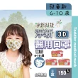 【淨新】3D醫療級 6-10歲幼幼細耳立體口罩(150入/三盒/國家隊 防護醫療級/防飛沫/灰塵)