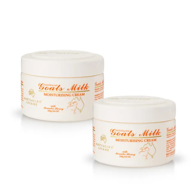 【澳洲G&M】山羊奶潤膚霜含曼努考蜂蜜(250g/罐 2入組)