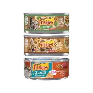 【Friskies 喜躍】美國主食罐 156gx4罐(貓主食 貓罐頭 貓濕糧)