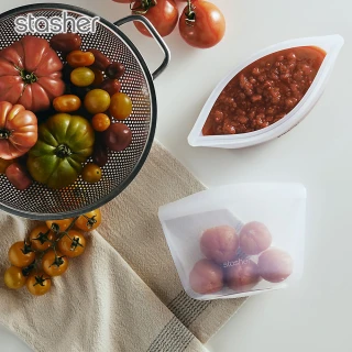 【美國Stasher】碗形S 多色可選_矽膠密封保鮮食物袋(專利按壓密封、輕巧好攜帶)