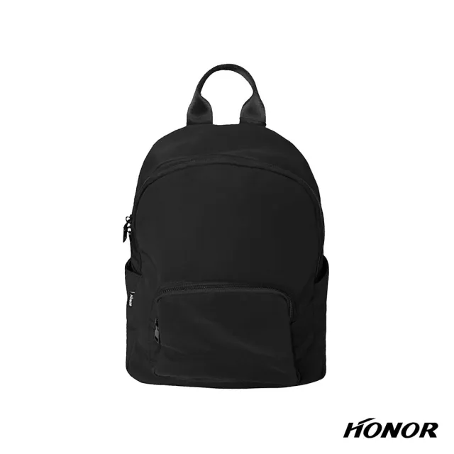 【HONOR 山形屋】簡約百搭休閒後背包-黑/灰綠