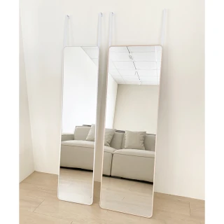 【BuyJM】MIT ABS框加大寬40公分門後掛鏡(壁鏡/穿衣鏡/全身鏡/自拍鏡-2色)