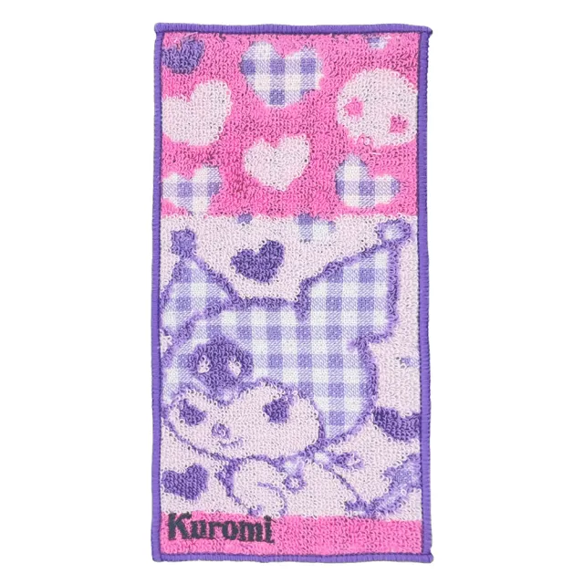 【Marushin 丸真】原廠正貨 三麗鷗 純棉刺繡口袋小毛巾 二入組(酷洛米)
