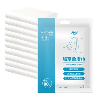 【SYU】SGS檢驗合格 旅享柔膚巾 浴巾20入組-60x130公分(免洗浴巾 一次性浴巾 拋棄式浴巾)