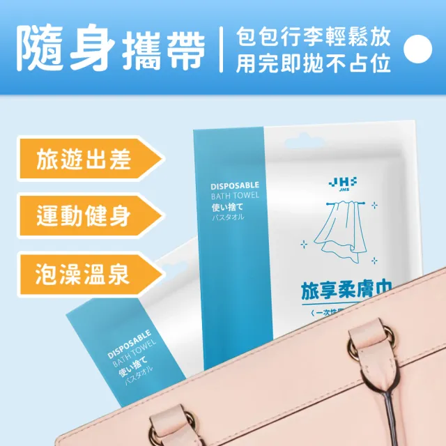 【SYU】SGS檢驗合格 旅享柔膚巾 浴巾20入組-60x130公分(免洗浴巾 一次性浴巾 拋棄式浴巾)