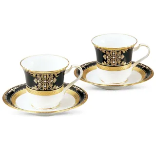 【NORITAKE】壯麗花海系列-咖啡對杯 原廠禮盒(骨瓷/日本製)