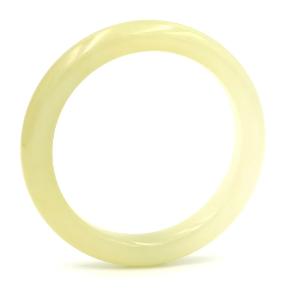 【JA-ME】天然和田玉新疆若羌黃口漸變色玉鐲 #17.5-18(年終慶/聖誕節/交換禮物/現貨/僅此一件)