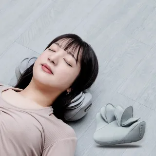 【3ZeBra 三隻斑馬】朵朵枕｜氣壓熱敷頸部按摩器(肩頸按摩 肩頸熱敷 氣壓拉伸 聖誕禮物 交換禮物)