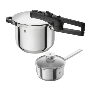 【ZWILLING 德國雙人】EcoQuick II 壓力鍋22cm贈Joy單柄鍋+蓋16cm(德國雙人牌集團官方直營)