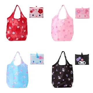 【SANRIO 三麗鷗】大容量可折疊購物袋 日式和風