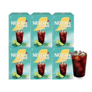 【NESCAFE 雀巢咖啡】香檸美式咖啡6入X6盒(15g/入；共36入)