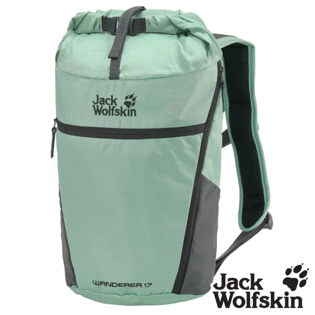 【Jack wolfskin 飛狼】Wanderer 17+7L 休閒旅遊後背包 背包客(冰晶綠)