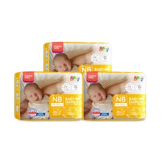 【mamaway 媽媽餵】紙尿褲/黏貼式 NBx32片(3包)