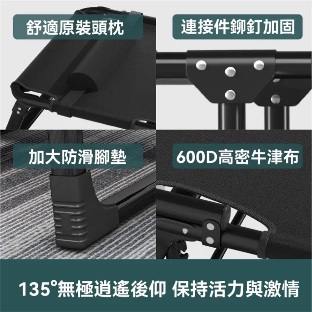 【小不記】大床面/折疊床/行軍床/辦公躺椅/陪護床/摺疊床/躺床/躺椅(居家戶外 休閒辦公 午休床 輕巧便攜型)