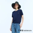 【KERAIA 克萊亞】歲月靜好細閃微光針織上衣(多色；燙鑽繡花/口袋款)