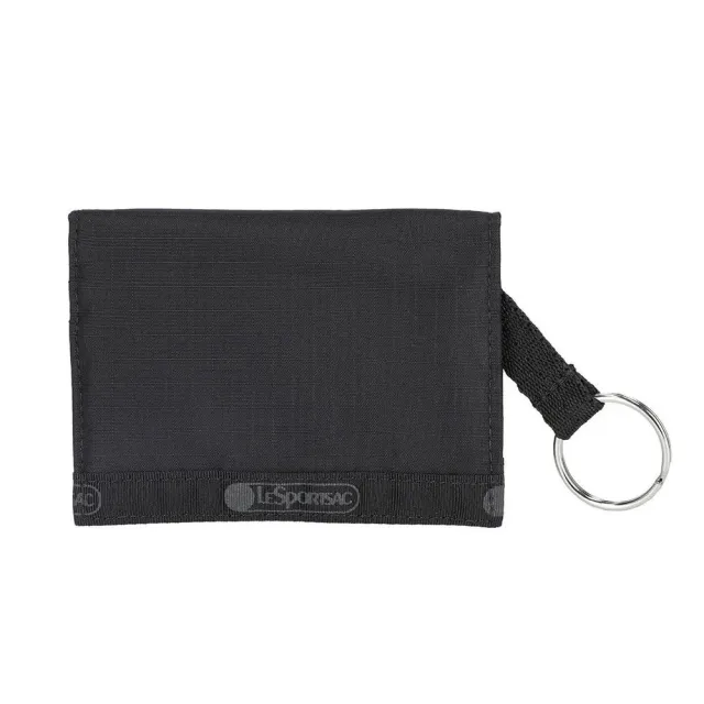 【Lesportsac】SnapCardCase 按扣卡夾/永恒黑(1318)
