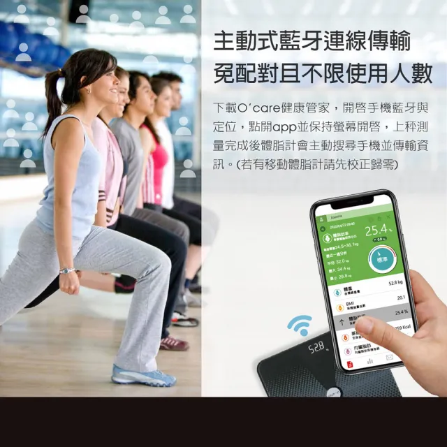 【Orange Plus 悅康品家】樂活_體重計_電子秤_體脂計(FTG-588)